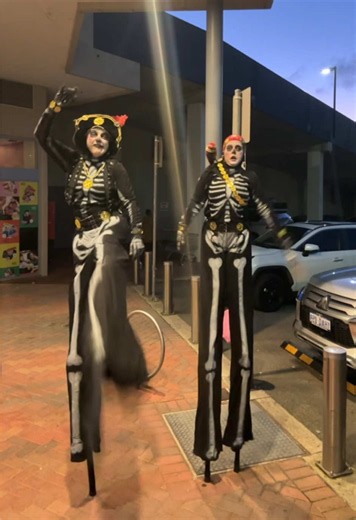 SPOOKY SCARY SENSATIONAL STILT SKELETONS | skeletons