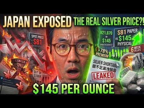 Japan's Silver Premium Just Hit 78% Over Spot — The REAL Price is Already $145