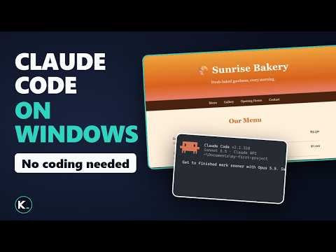 Claude Code on Windows: Full Beginner Setup (No Coding Needed)