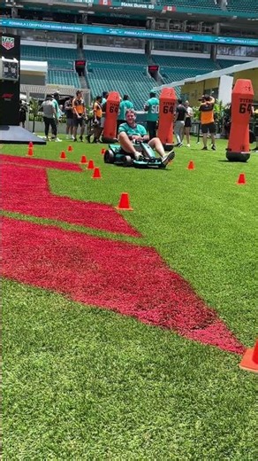 Miami Dolphins QB Quinn Ewers on a winning drive at the Miami Grand Prix