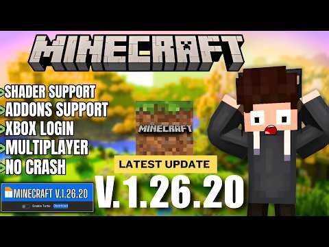 Minecraft Latest version 1.26.20 APK Download FREE 😱 | MCPE LATEST VERSION REVIEW | patch version