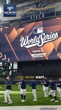 Brewers winning the first two games is crucial #shorts