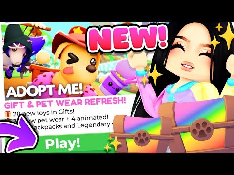 NEW Adopt Me Gift Refresh! 🎁 20 New Toys + 35 Pet Wear (Animated!)