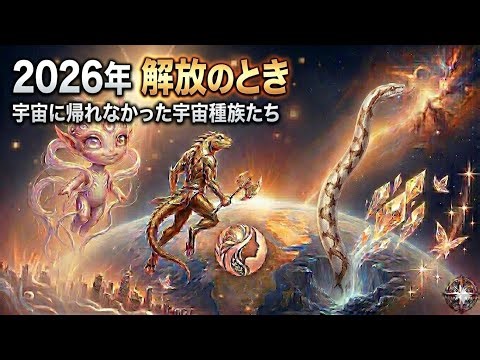 宇宙に帰れなかった宇宙種族たちㅣ２０２６年解放のとき#緑色の宇宙生命体#蛇型の宇宙生命体#高次元存在の封印#二ビルのヒエラルキー存続のための妨害#宇宙連合#ダークワーカー