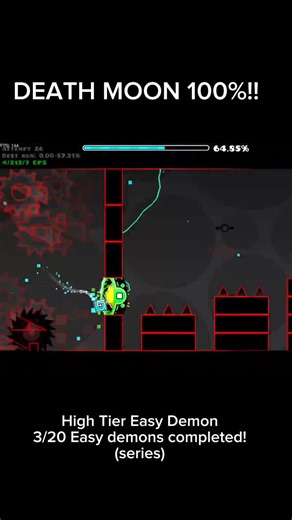 Beat the Death Moon: Geometry Dash Easy Demon Guide