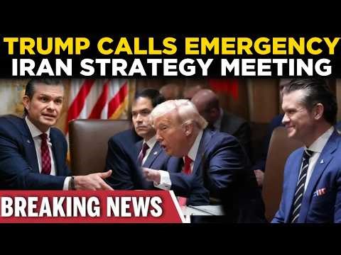 TRUMP LIVE | Trump Holds Crisis Meeting After Iran Rejects Deal Amid Rising Global Tensions |US NEWS