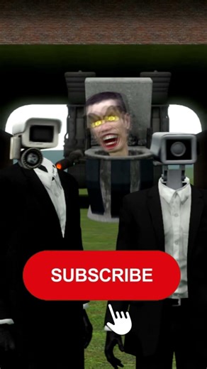 Subscribe quickly before they get eaten! #shorts #skibiditoilet #gmod