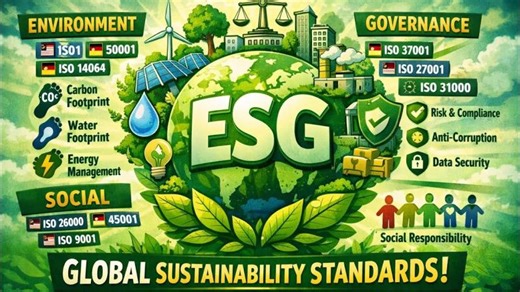 ESG Framework | Environment Social Governance | Global Sustainability Standard |ISO14001 | ISO50001 | Surender Singh