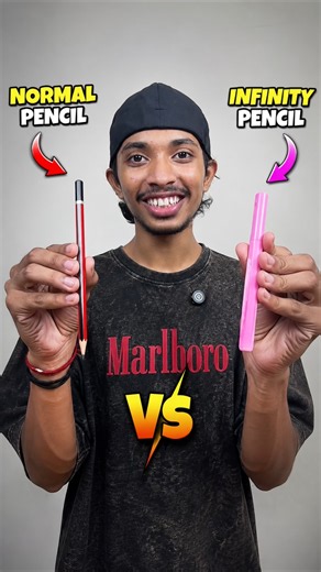 Normal Pencil Vs Infinity Pencil 🤯|| #youtubeshorts #shorts #shortsfeed #infinitypencil #pencil