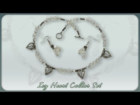 ❄️💙Icy Heart Collar Set Tutorial! ❄️💙