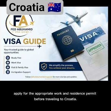 5 Ways to Get a Work Visa in CROATIA 🇦🇺 #croatiavisa | Step-by-Step Guide (2026)