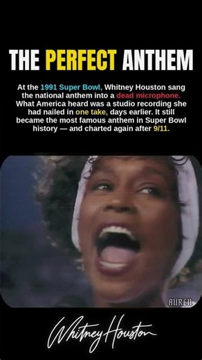 Whitney Houston's Perfect Super Bowl Anthem #shorts