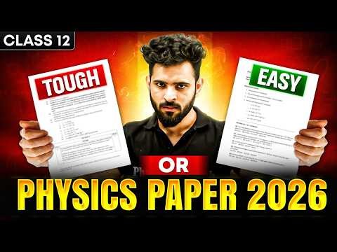 CBSE Class 12 Physics Paper 2026 🔥 Tough or Easy? 😱 | Previous Year Trends + Strategy | Akshay Sir