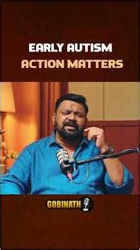 Why Parents Delay Autism Treatment—And Why the First 3 Years Matter |Dr. Rema Chandramohan|Gobinath