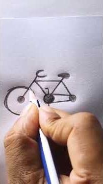 How to Draw a Bicycle Step by Step | Easy Bicycle Drawing Tutorial
