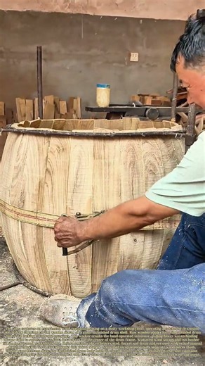 Tension‑Pulling Staves: How Craftsmen Shape Large Wooden Drum Shells