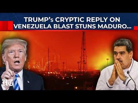 Mysterious Blast Hits Venezuelan Coast; USA Strike Suspected As Trump Gives Cryptic Confirmation