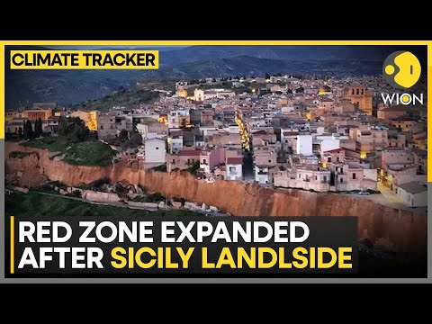 Sicily Landslide: Homes Teeter on Edge After Niscemi Plateau Collapse | WION NEWS