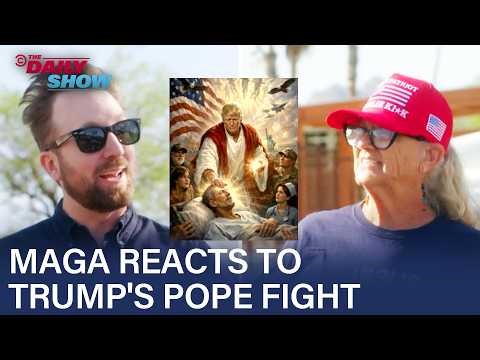 Jordan Klepper Gets MAGA's Take on the Iran War & Trump's War with the Pope | The Daily Show