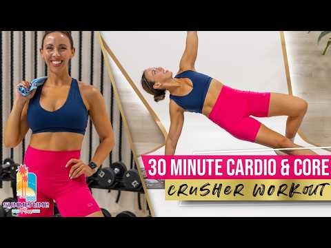 30 MINUTE CARDIO AND ABS SWEAT - NO EQUIPMENT NEEDED!