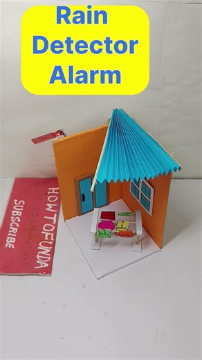 rain detector working model to protect clothes from rain - inspire award project | howtofunda