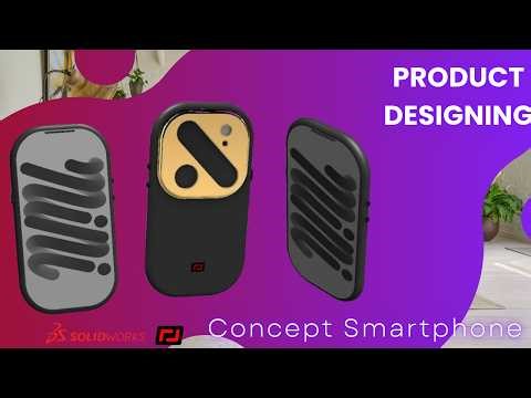 Concept Smartphone Design in SolidWorks 😳📱 | Product Designing Tutorial 🚀 ‪@RamsCad‬