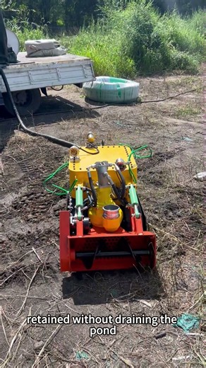 No personnel entry for in‑pond dredging, waterproof & anti‑corrosion, non‑shutdown dredging