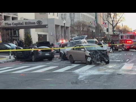 At least 1 person killed in downtown DC crash