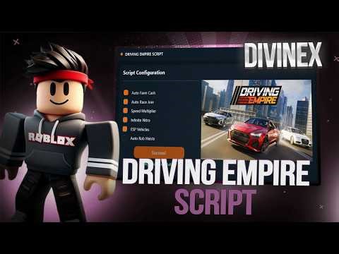 DRIVING EMPIRE SCRIPT! AUTO FARM MONEY, FAST SPEED, ESP & MORE | ios/android/pc