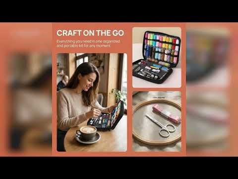 Review: FingTip Embroidery Kit for Beginners, Embroidery Stitch Book for Adults Kids, DIY Stit...