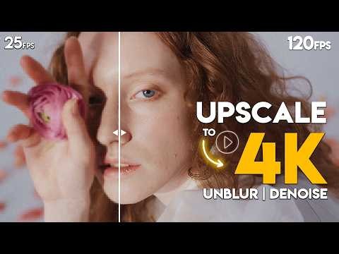 How I Use AI to Upscale Video to 4K | Fast & Realistic Details Added