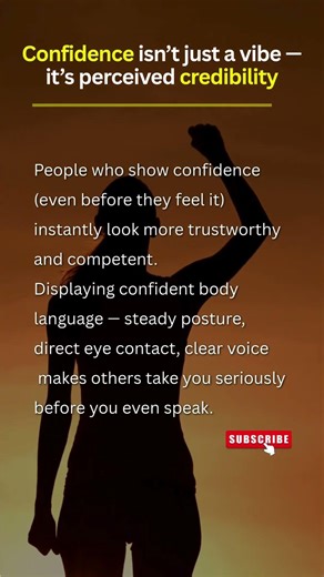 Confidence = Credibility: Why People Believe You (Psychology Explained) #lawofattraction #psychology