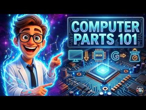 Parts of a Computer for Kids! 💻 | Easy STEM Lesson #stemforkids #kidslearning #scientistmaxstem