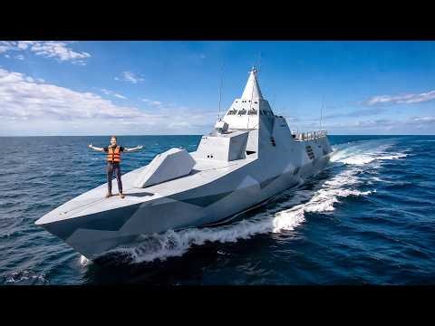 Spending a Day on Sweden's $200M Stealth Warship