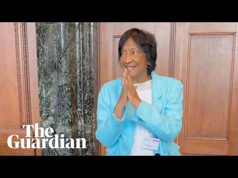 Nobel peace prize winner Navi Pillay jokes about sharing award with Donald Trump