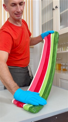 Crunchy Watermelon Geode ASMR Candy Creation! #asmr #funny #diy