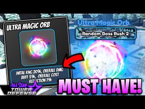 Solo Random Boss Rush 2 - Ultra Magic Orb (MUST HAVE!) in All Star Tower Defense Roblox