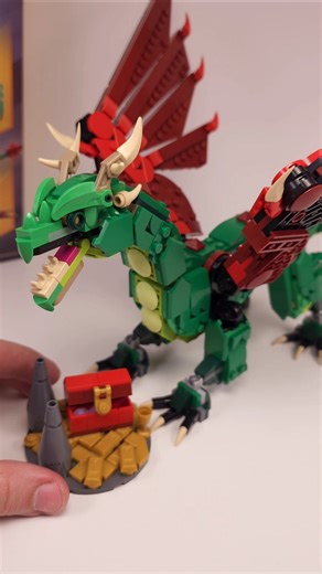 LEGO® Creator Medieval Dragon (31161)[715 pcs] Review #shorts @TopBrickBuilder