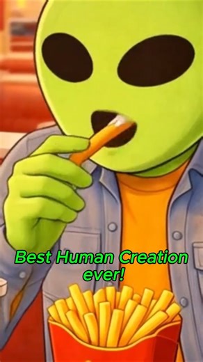 Humans Dip Fries In Ice Cream! 👽