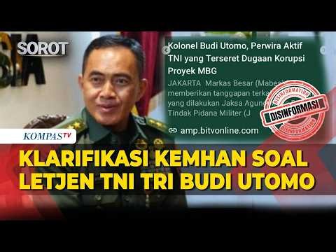 Klarifikasi Kemhan soal Isu Letjen TNI Tri Budi Utomo Diduga Terseret Kasus Korupsi MBG