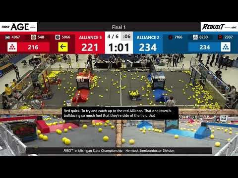 Final 1 - FIRST in Michigan State Championship - Hemlock Semiconductor Division