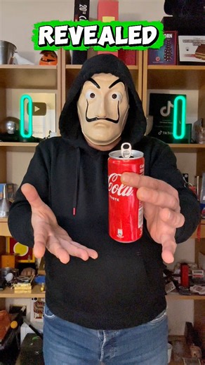 Soda can tab magic trick revealed 🪄 #magic #tricks #magician #magictricks #foryou #trend #trending #funny | The Mask Magic Tricks Revealed
