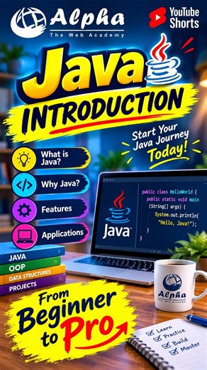 Java Introduction | Basic to Expert | Java Course | Alpha Web Academy #java #python #javatutorial