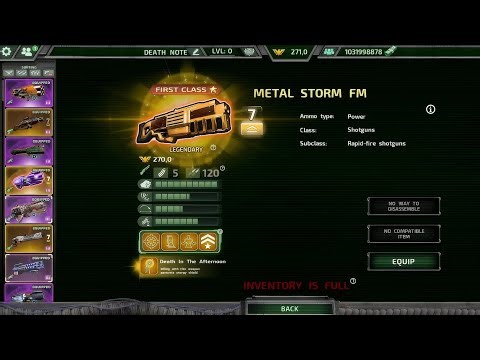 Fixed Multiple Equipped Weapon Bug In Alien Shooter World | Alien Shooter World Equipped Weapon