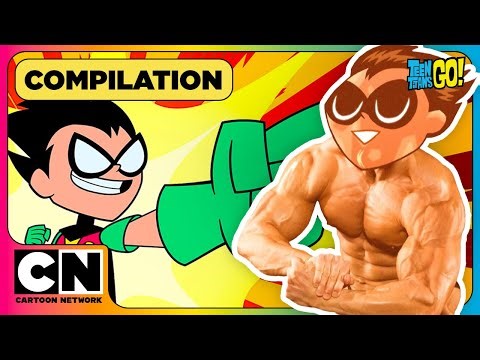 ❤️🖤 Is Robin the Strongest Teen Titan?! 💪 | Teen Titans Go! Best Moments | Cartoon Network Asia
