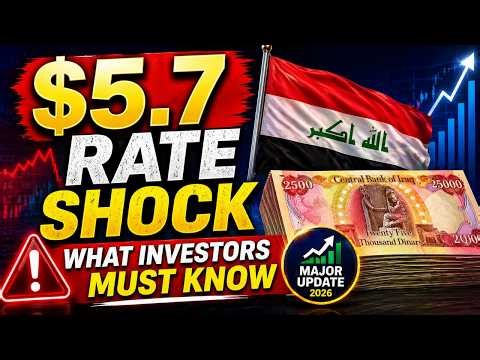 💰 Iraqi Dinar News 🏦 $5.7 Rate Shock – What Investors Must Know ⚠️
