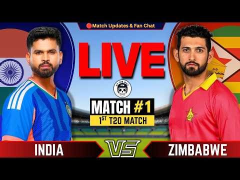 🔴Live: India vs Zimbabwe, 1st T20 2026 | Live Cricket Match Today | IND vs ZIM | T20 Series 2026