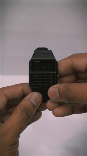 Completely Stealth, All Black Casio!