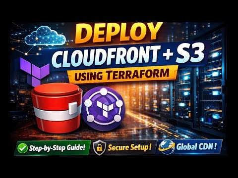 Deploy AWS CloudFront with S3 Using Terraform | Production-Ready CDN Setup 🚀
