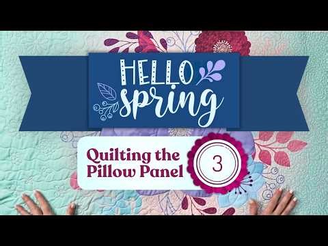 🌸 Easy Floral Free Motion Quilting Tutorial for Beginners | Hello Spring QAL Video #3